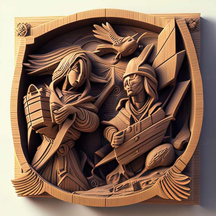 3D model Final Fantasy IX game (STL)